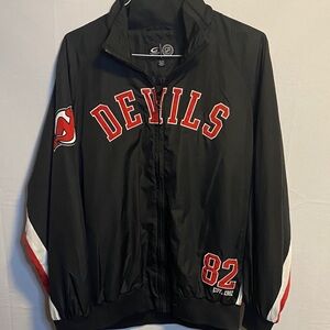 New Jersey devils jacket black and red